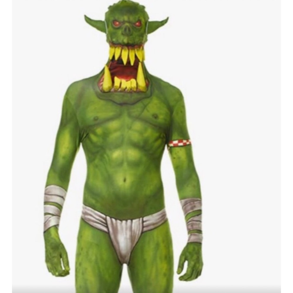 Men's Green Monster Halloween Costume